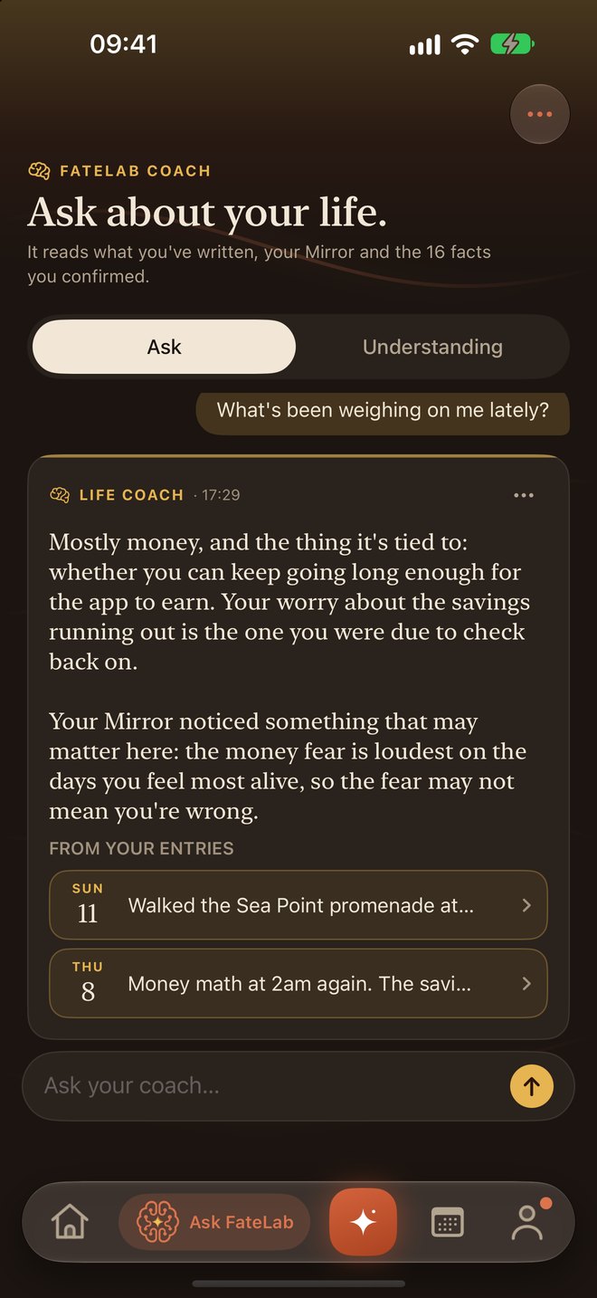 The Coach in Nocturne, the dark theme
